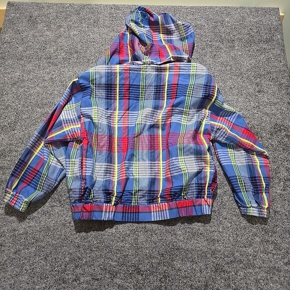 VTG Colorful Zip Jacket Coat SzM Marcia Removable Hood Dopamine Playful Kidcore - Picture 14 of 14